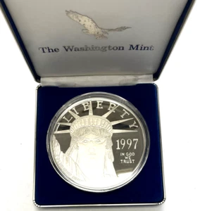 Silver Giant Quarter-Pound Liberty 4 Troy Oz Bullion Coin In original Box - Picture 1 of 3