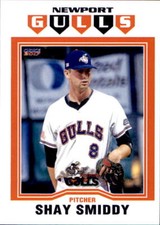 2017 Newport Gulls Choice #26 Shay Smiddy Defiance Ohio OH - NM Baseball Card