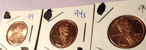 3 LINCOLN MEMORIAL PENNIES, 1994-PDS, D&S MINTS BU PROOF, NICE TRIO, FREE SHIP - Picture 1 of 2