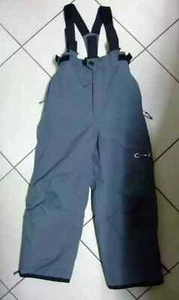 TCM Tchibo Schneehose Junge 122 128 grau warm gefüttert Latzhose Skihose - Bild 1 von 6