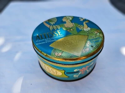 Boîte en tôle lithographiée Biscuits Pernot Dijon 16x8cm - Photo 1/2