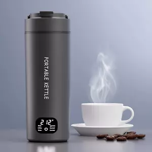 Dual Voltage Portable Electric Kettle Travel Hot Water for Tea, Coffee, 6 Temper - Picture 1 of 12