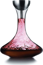 Wine Decanter Shower Funnel Sediment Strainer Aerator Spout Glass Enthusiast