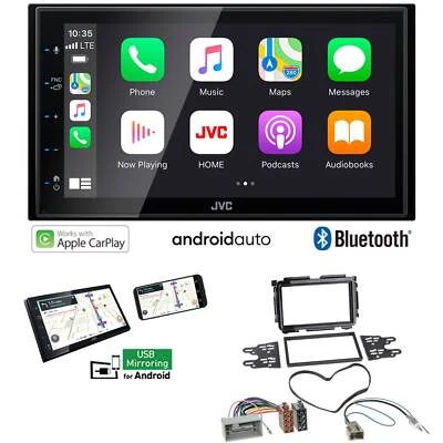 JVC KW-M560BT Autoradio Apple CarPlay Android für Honda HR-V ab 2015 schwarz - Bild 1 von 4