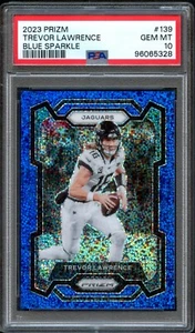 FB - 2023 Prizm - #139 - Blue Sparkle - Trevor Lawrencel - PSA 10 GEM MT - Bild 1 von 2