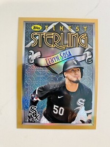 2023 Topps Finest Flashbacks LENYN SOSA ROOKIE REFRACTOR Sterling #9 RC SP