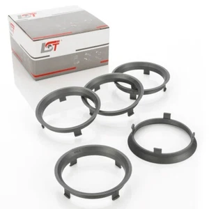 5 WHEEL RIM SPACER SPIGOT RING FOR ALUMINIUM RIMS GREY - Ø 70.1 mm - Ø 66.6 mm - Picture 1 of 6