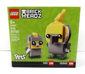LEGO 40481 BrickHeadz Chick & Cockatiel 135 136 Brand New Sealed Box - Picture 1 of 2