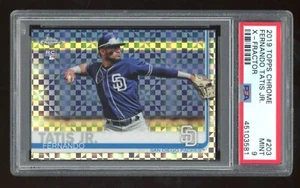 FERNANDO TATIS JR 2019 Topps Chrome Refractor X-Fractor Rookie Card #203 PSA 9 - Picture 1 of 2