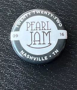 MARMELLATA DI PERLE - 16 settembre Nashville 2022 - Pulsante PIN - Gigaton Vedder TN - Foto 1 di 1