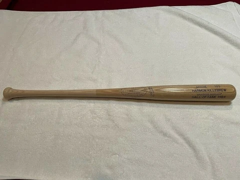 RARE Harmon Killebrew HOF 1984 LS Model 180 Full Size Bat, Minnesota Twins, MINT Cover