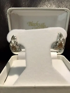 NEW Black Hills Gold By Coleman Tricolor Gold Earrings - Picture 1 of 7