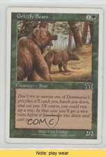 1999 Magic: The Gathering - Core Set: 6th Edition Grizzly Bears #236 READ 0l2