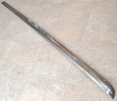 Nuevo de Lote Antiguo Ford Custom 300 1958 4 puertas sedán cuarto trasero izquierdo moldura de moldura de acero inoxidable OEM Foto 1 de 4