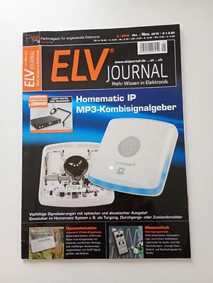 ELV JOURNAL Mehr Wissen in Elektronik, Raspberry Pi, Arduino und andere MPs - Bild 1 von 3