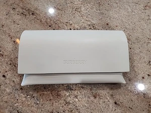 New BURBERRY Large Leather Glasses Case - Picture 1 of 4