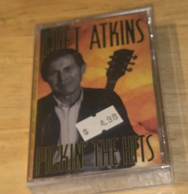 FACTORY SEALED NEW Chet Atkins Pickin’ the hits cassette TAPE 1997 greatest - Image 1 of 3