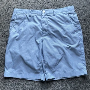 Bonobos Golf Shorts Mens 35 Light Blue 10” Inseam Houndstooth Performance - Picture 1 of 12