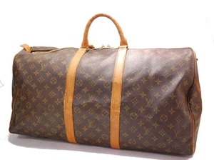 Authentic LOUIS VUITTON MONOGRAM KEEPALL 55 DUFFLE BAG SD 0421a - Picture 1 of 24