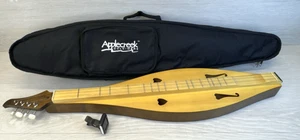 Applecreek Teardrop Mountain Dulcimer Heart Sound Holes w Soft Case & Tuner - Picture 1 of 23