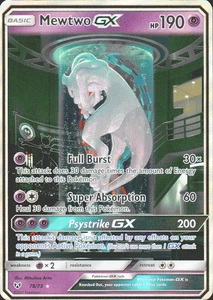 Mewtwo GX (Secret Shining) 78/73 Shining Legends Holo - Picture 1 of 2