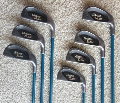 Juego de hierros PowerBilt Grand Slam de gran tamaño 4-PW para damas Pro Power grafito diestro Foto 1 de 4