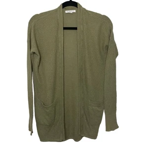 American Eagle Cardigan Sweater Open Front Green XS Granny Fishermen Lagenlook - Picture 1 of 14