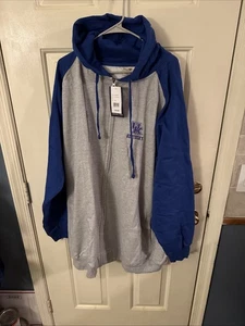 6xl University Of Kentucky Wildcats Full Zip Sweat Shirt NWT  - Picture 1 of 14