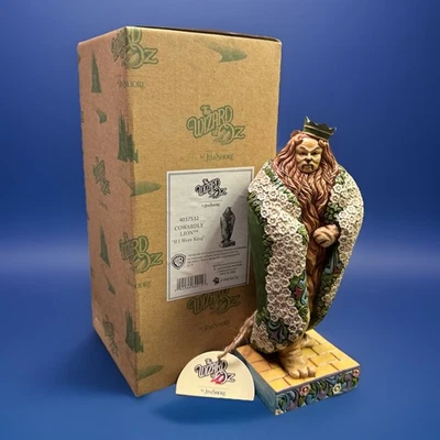 Jim Shore Wizard of Oz 🦁If I Were a King 👑 Cowardly Lion Figurine 4037532 RARE - Image 1 of 4