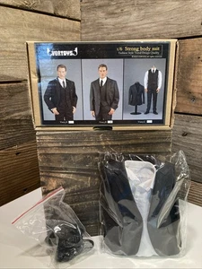 New VORTOYS 1/6 V1015B Men's  Gray Suit Clothes Fit 12'' Mulcular Figure Body - Picture 1 of 5