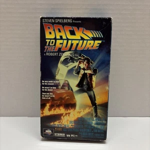 Vintage Back To The Future VHS Tape 1985 MCA Universal Steven Spielberg Movie - Imagen 1 de 10