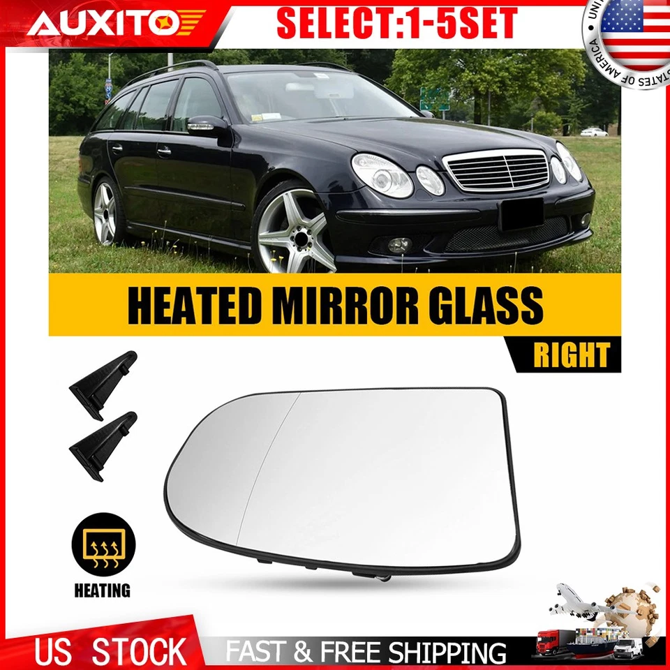 Espejo retrovisor derecho de pasajero OEM 1-5X para Mercedes W211 E320 E350 E500 2003-2006 Foto 1 de 4