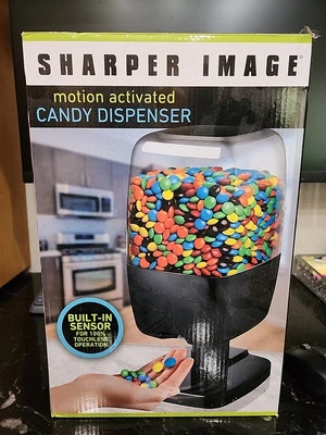 NIB Sharper Image Motion-Activated Candy Dispenser with Built-In Sensor - NEW! - Image 1 of 4