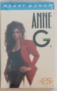 ANNE G. heart donor RARE CASSETTE SINGLE still SEALED M- new jack swing R&B 80s - Picture 1 of 2