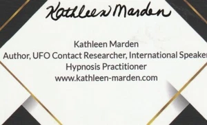 UFO LEGENDARY AUTHOR & RESEARCHER KATHLEEN MARDEN BETTY HILL'S NIECE RARE - Picture 1 of 1
