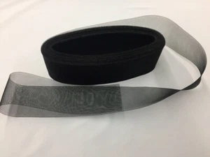 4 inches Black Crinoline Horsehair Braid Trim - Picture 1 of 3