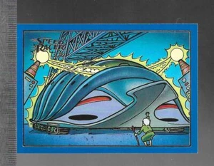 Tarjeta Speed Racer 1993 cromada lámina dorada paralela 30 coche con cerebro - Imagen 1 de 2