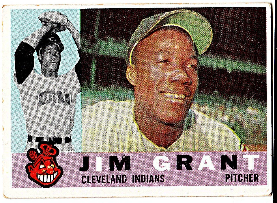 1960 TOPPS #14 JIM GRANT Cleveland Indians Baseball Card - Image 1 of 1