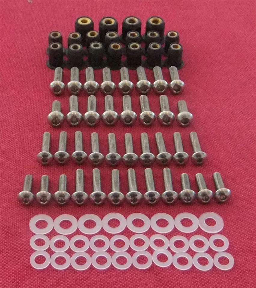 Kit de carenagem, tela, porca de borracha e parafuso de aço inoxidável DUCATI ST3 ST3S - DUC9 - Imagem 1 de 1