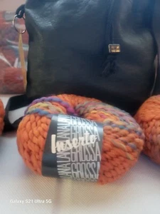 NEW - 15 SKEINS LANA GROSSA INSERTO 98% VIRGIN WOOL & 2% POLYAMID YARN - Picture 1 of 17