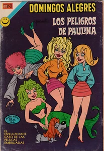DOMINGOS ALEGRES 959 LOS PELIGROS DE PAULINA OCTUBRE 1972 NOVARO MEXICAN COMIC - Picture 1 of 1