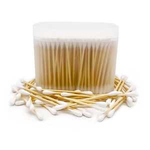 900Pcs Bamboo Cotton Swabs, Biodegradable Wooden Cotton Buds - Picture 1 of 12