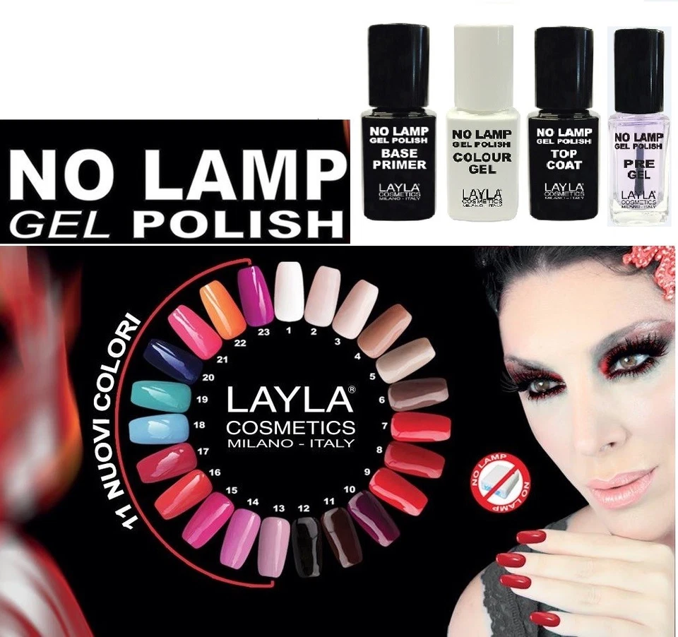 LAYLA NO LAMP GEL POLISH Smalto Semipermanente Unghie - Varianti a scelta - Immagine 1 di 1