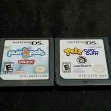 Purr Pals And Petz Catz Clan Lot of 2 Nintendo DS