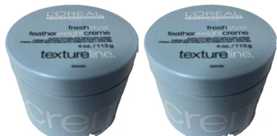 2 Loreal Texture Line FRESH STYLE FEATHERWEIGHTCREME Restyling Creme 4 oz Cada uno Foto 1 de 2
