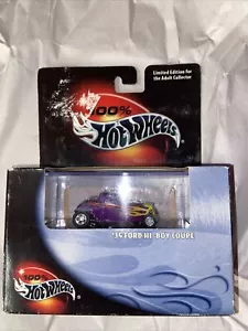 Hot Wheels 100% Black Box '34 Ford Hi-Boy Coupe Car 2000 New Sealed - Picture 1 of 2