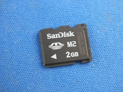 Original SanDisk 2GB Memory Stick M2 Micro 2 GB Neu San Disk Speicherkarte Card - Image 1 of 4