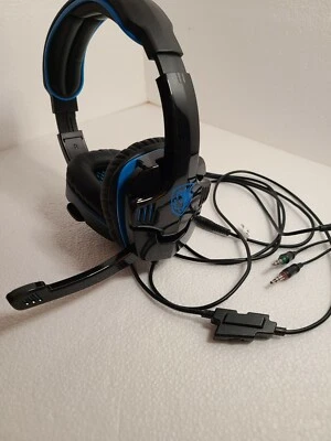 Sades 3.5mm Surround Stereo Gaming LOL Headset Headband Headphone PC w/ Mic PS4 - Image 1 of 4