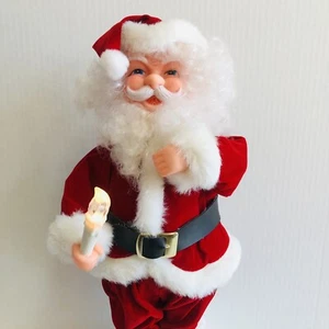 Vintage Rennoc Animation Inc Santa Claus - 16” Tall - Candle Lights Up - Picture 1 of 9