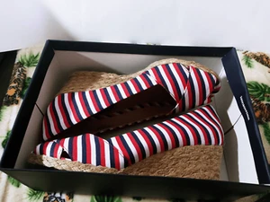Adrienne Vittadini Bailee Espadrille Keilabsatz-Sandalen Plateau-Pumps Größe 7,5M - Bild 1 von 8